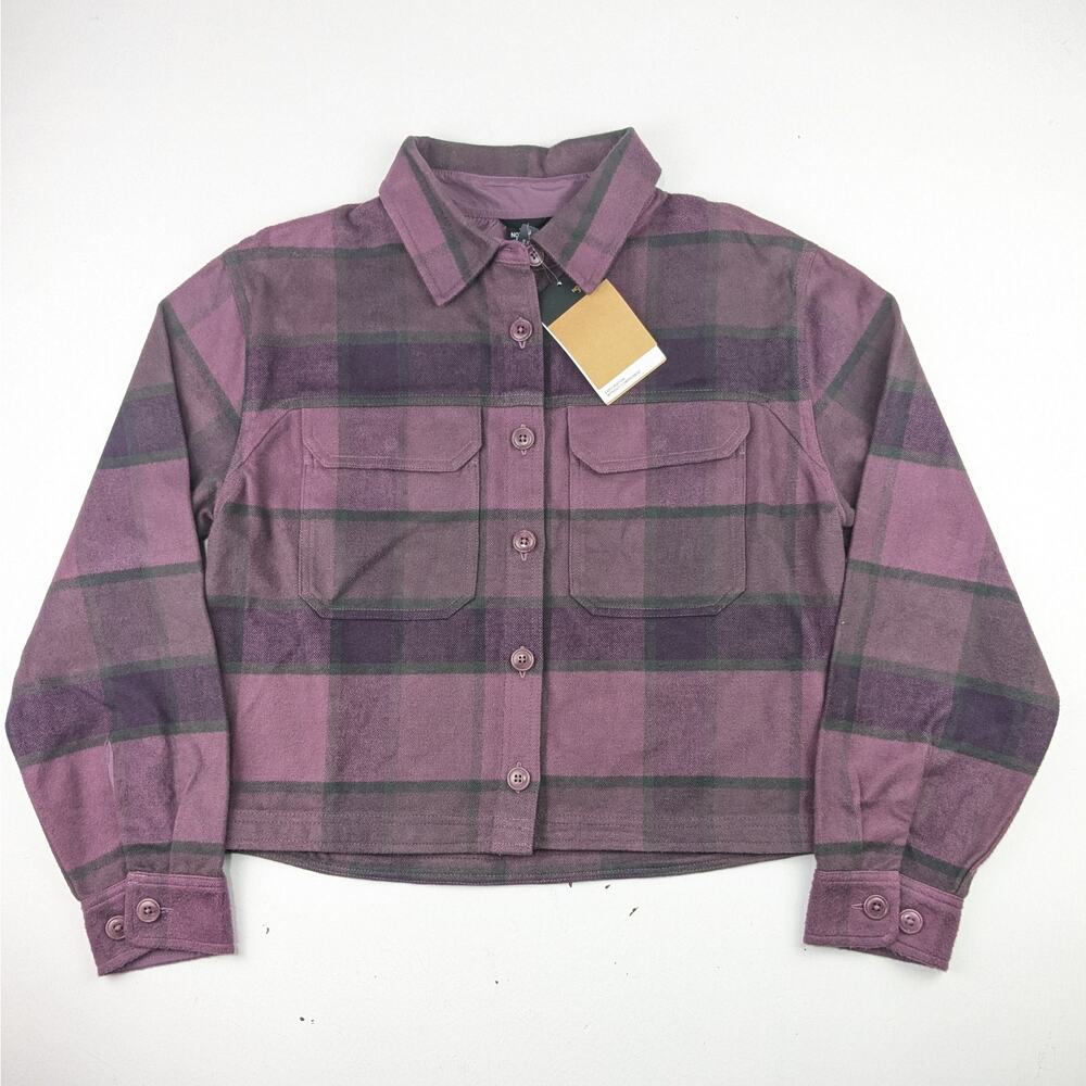 The North Face Women's Valley Flannel Shirt Jacket - Midnight Mauve - Medium